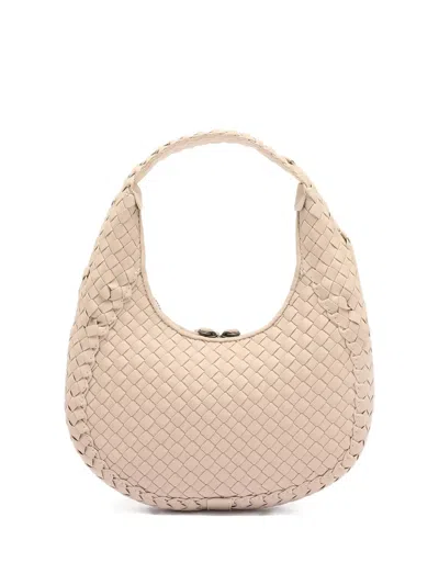 Officine Creative Class Woven Leather Shoulder Bag In Neutral