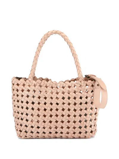 Officine Creative Class Woven Leather Shoulder Bag In Pink