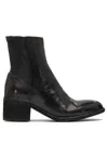 Officine Creative 55mm Zip-detail Leather Boots In Black