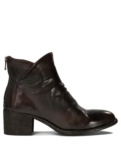 Officine Creative "denner" Ankle Boots In Black