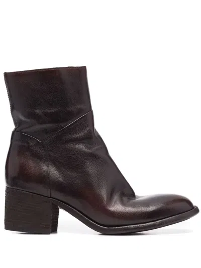 Officine Creative Women's "denner" Ankle Boots In Brown