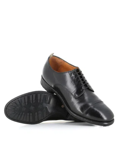 Officine Creative Derby Vanderbilt Caou/011 In Black