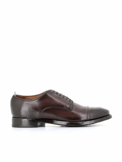 Officine Creative Providence/004 Derby Shoes In Ebony