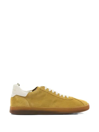 Officine Creative Destiny 101 Lace-up Panelled Sneakers In Yellow