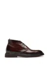 Officine Creative Dude Flexi 004 Deset Boots In Red