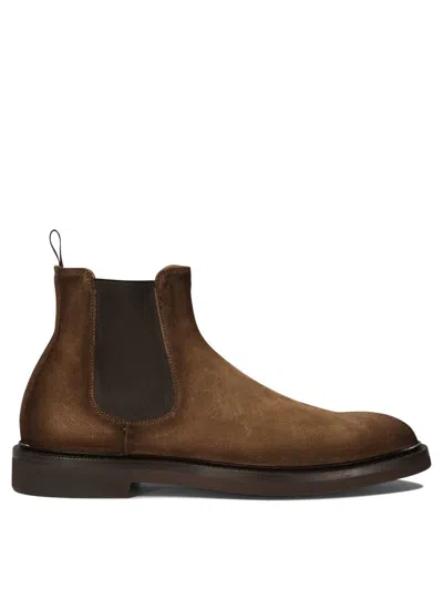 Officine Creative Brown Hopkins 204 Chelsea Boots