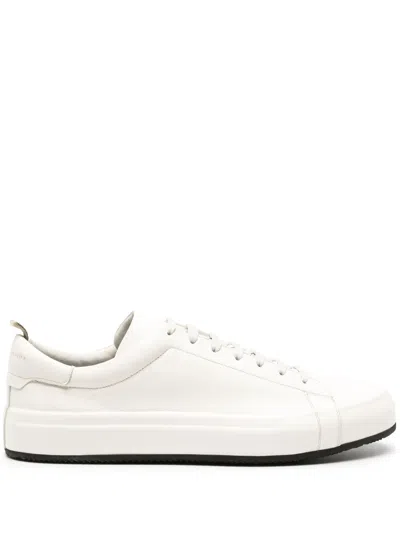 Officine Creative Easy 001 Leather Sneakers In White
