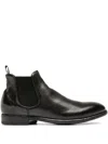 Officine Creative Elastic-panel Leather Boots In Black