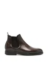 Officine Creative Elasticated-panel Leather Boots In Brown