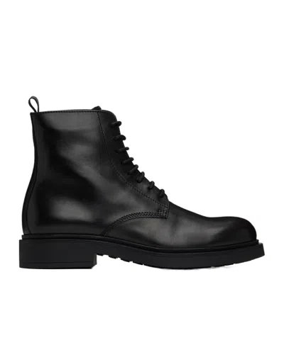Officine Creative Engineer 005 Round Head Boots In Black