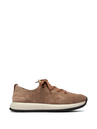 Officine Creative Entire 101 Leather Sneakers In Brown