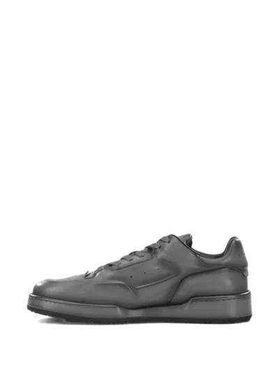 Officine Creative Eraser Panelled Leather Sneakers In Gray