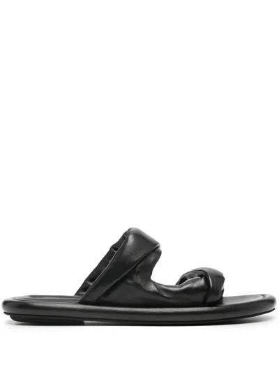 Officine Creative Estens 102 Leather Sandals In Black