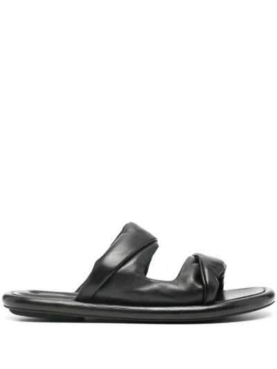 Officine Creative Estens 102 Leather Sandals In Black