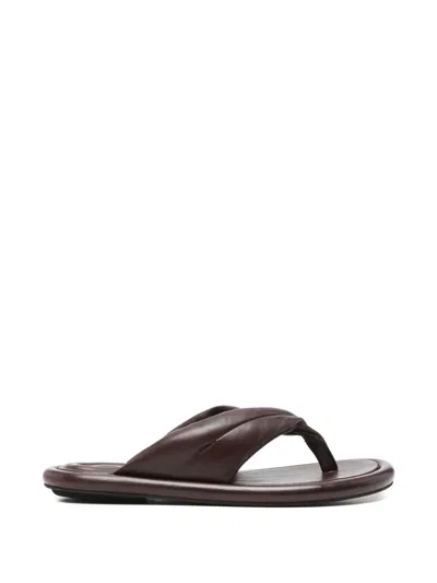 Officine Creative Estens Padded Sandals In Animal Print
