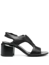 Officine Creative Ethel 70mm Open-toe Leather Sandals In Black