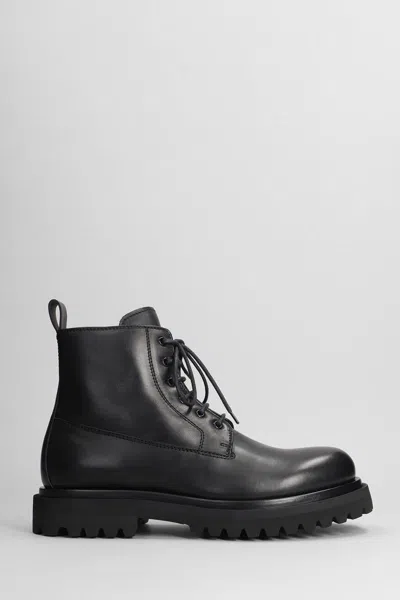 Officine Creative Eventual 020 Combat Boots In Black