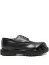 Officine Creative Leather Derby Shoes In Black