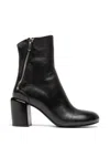 Officine Creative 펠리시아 지퍼 레더 부츠 In Black