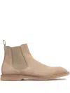 Officine Creative Flexus Suede Boots In Neutral