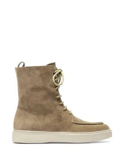 Officine Creative Frame 108 Lace-up Boots In Neutral