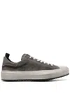 Officine Creative Frida Calf-suede Sneakers In 灰色