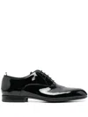 Officine Creative Harvey Oxford-schuhe Aus Lackleder In Black