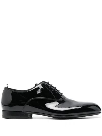Officine Creative Harvey Oxford-schuhe Aus Lackleder In Black