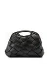 Officine Creative Helen Woven Tote Bag In Black