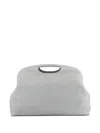 Officine Creative Helen/05 Leather Tote Bag In Gray