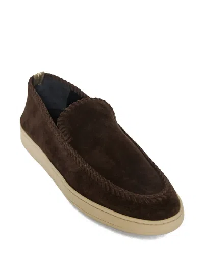 Officine Creative Herb 011 Braided Loafers In Brown