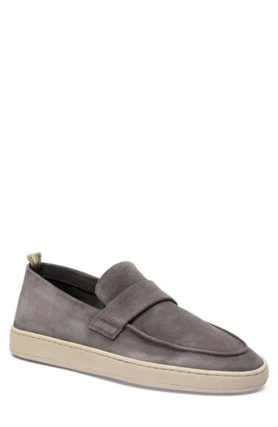 Officine Creative Herbie 001 Suede Loafers In Gray