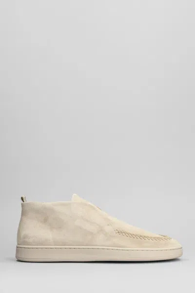 Officine Creative Herbie 013 Loafers In Beige Suede In 中性色