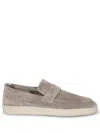 Officine Creative Herbie Beige Suede Loafer In Beige