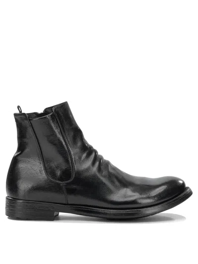 OFFICINE CREATIVE OFFICINE CREATIVE "HIVE 036" ANKLE BOOTS WITH ZIPPER