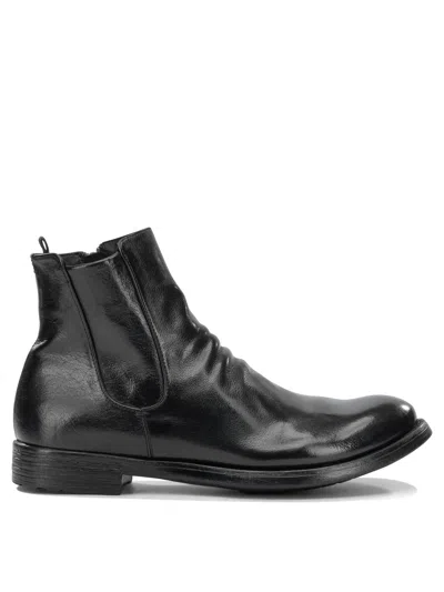 Officine Creative "hive 036" Ankle Boots With Zipper In Black