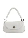 Officine Creative Holes Leather Shoulder Bag In White