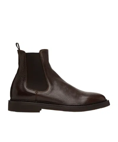 Officine Creative Hopkins 204 Pull-ring Detail Boots In Black