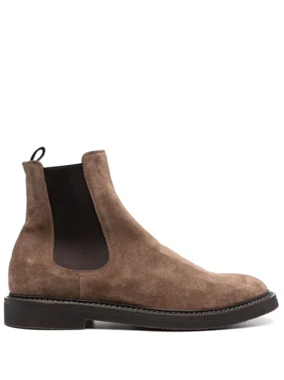 Officine Creative Hopkins Crepe 117 Boots In Brown