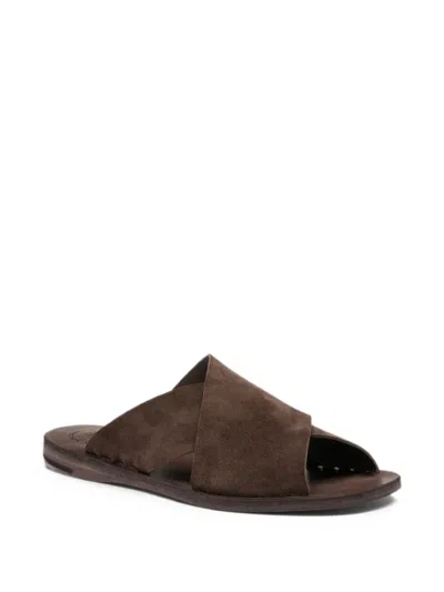 Officine Creative Itaca Crossover Sandals In Brown