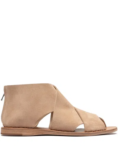 Officine Creative Itaca Cut-out Sandals In Brown