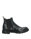Officine Creative Italia Man Ankle Boots Black Size 7 Leather