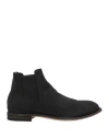 Officine Creative Italia Man Ankle Boots Black Size 8 Leather In Black