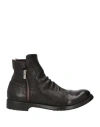 OFFICINE CREATIVE ITALIA OFFICINE CREATIVE ITALIA MAN ANKLE BOOTS DARK BROWN SIZE 8 LEATHER