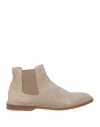 Officine Creative Italia Man Ankle Boots Taupe Size 9 Leather In Grey