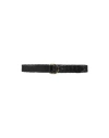 Officine Creative Italia Man Belt Black Size 39.5 Soft Leather