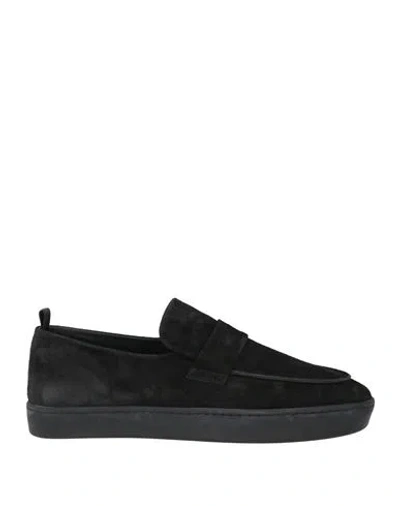 Officine Creative Italia Man Loafers Black Size 8.5 Leather