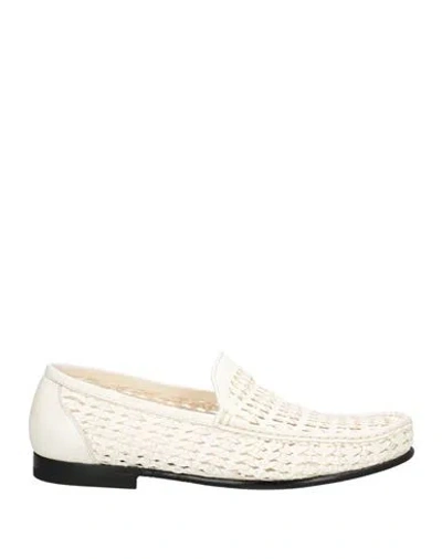 Officine Creative Italia Man Loafers Off White Size 8 Leather