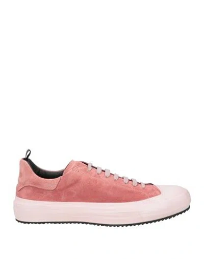 Officine Creative Italia Man Sneakers Antique Rose Size 10 Leather In Brown