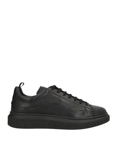 Officine Creative Italia Man Sneakers Black Size 9 Leather